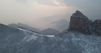 河北大雪邢台旅游视频的预览图